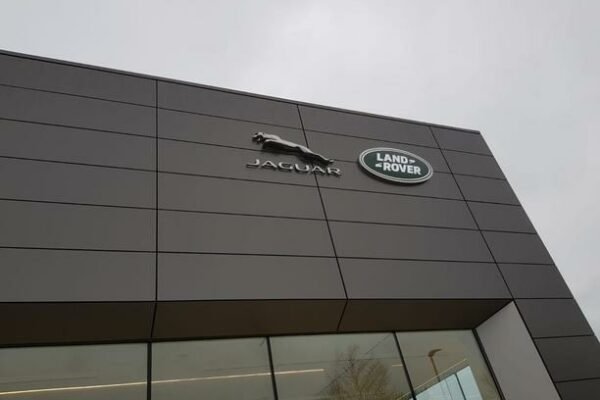 Jaguar and Land Rover sign exterior