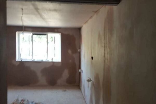 Stripped out interior