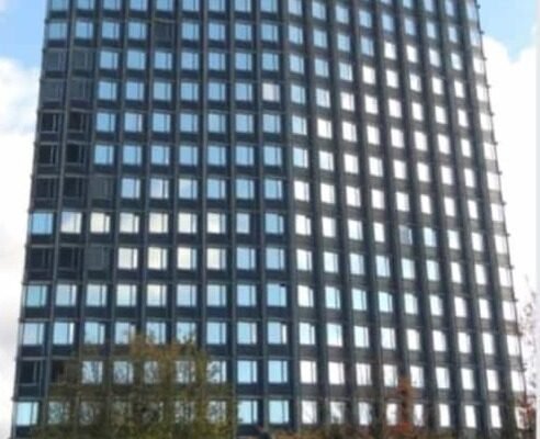 High rise modern building